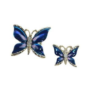 Vintage butterfly scatter pins. Hand painted